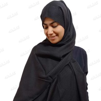 شال مشکی راه راه