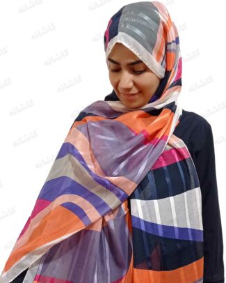 شال راه راه رنگی