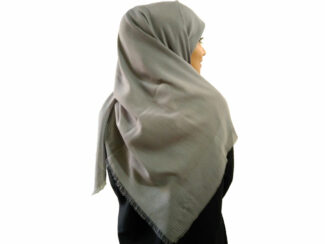 خرید روسری نخی طوسی 929