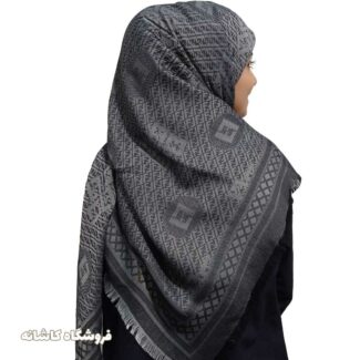 روسری ژاکارد طوسی