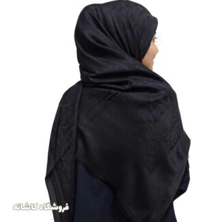 روسری ژاکارد مشکی