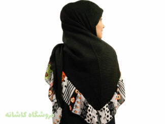 روسری پلیسه حاشیه دار گل گلی