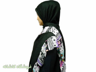 مدل روسری پلیسه لبه دوزی شده