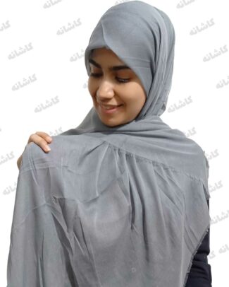 روسری سوپرنخ طوسی