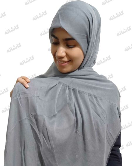 روسری سوپرنخ طوسی