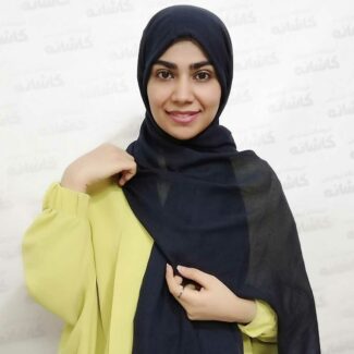 شال سوپرنخ سرمه ای