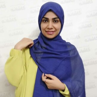 شال سوپرنخ آبی کاربنی