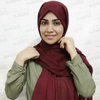شال سوپرنخ زرشکی