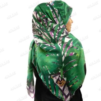 روسری طرح برگ انجیر