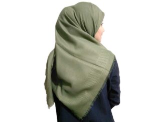 روسری نخی سبز