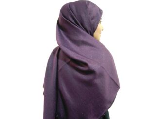 روسری لمه بنفش