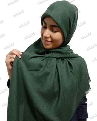 روسری لمه سبز تیره