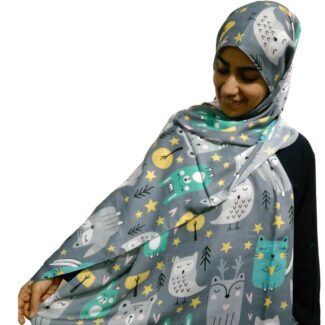 شال فانتزی طرح گربه