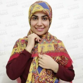 روسری طرح دار شیک