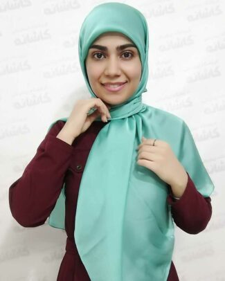 روسری مامی فیروزه ای