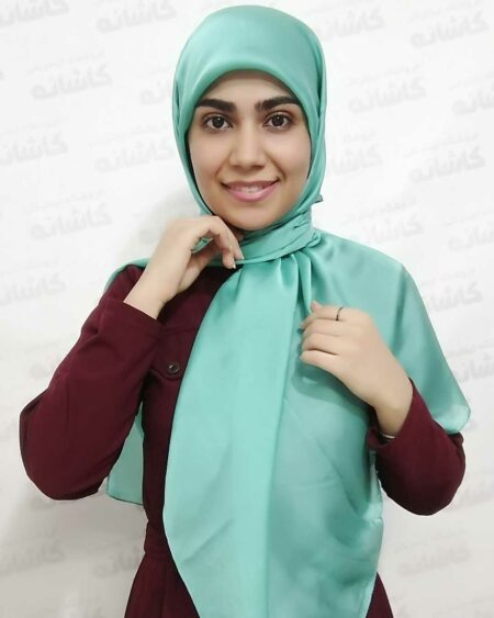 روسری مامی فیروزه ای