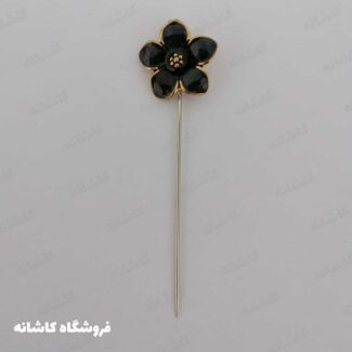 سوزن روسری طرح گل ریز مشکی