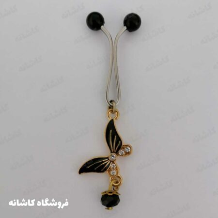 گیره روسری شاپرک مشکی