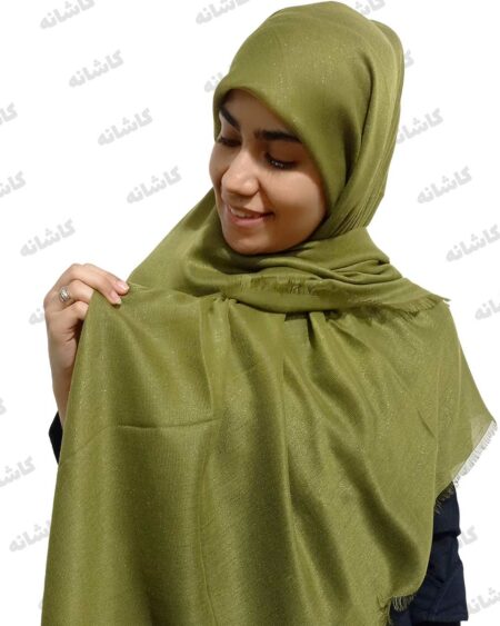روسری لمه سبز سدری