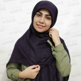 روسری لمه بادمجانی
