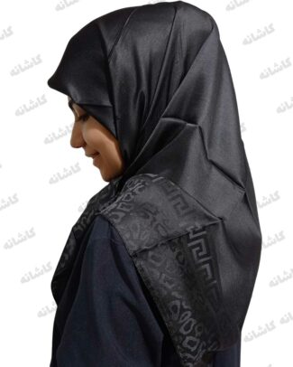 روسری ژاکارد مشکی