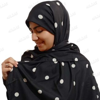 روسری توپی مشکی
