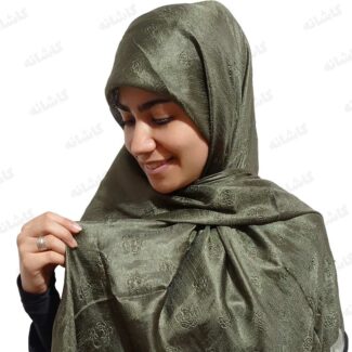 روسری سبز لجنی براق مجلسی