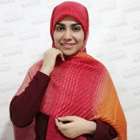 روسری پلیسه طیفی