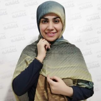 روسری پلیسه طیفی