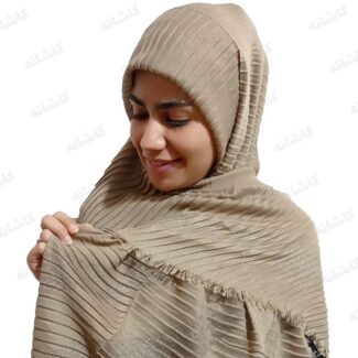 روسری پلیسه نسکافه ای