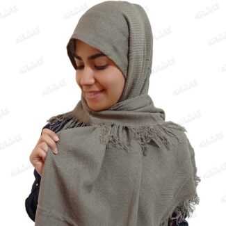 روسری بافت خاکی