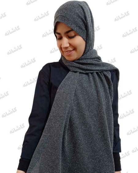 شال بافت خاکستری