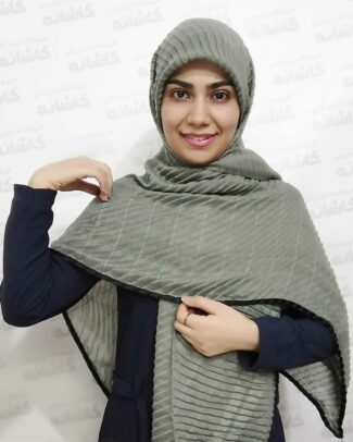 روسری پلیسه رنگی جدید