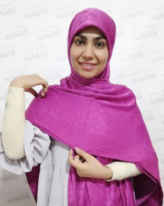 روسری ژاکارد جدید سرخابی