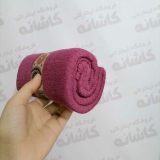 شال الیاف هنرمندی بنفش ارکیده