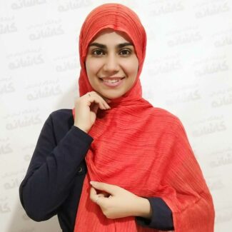 شال هنرمندی پرتقالی