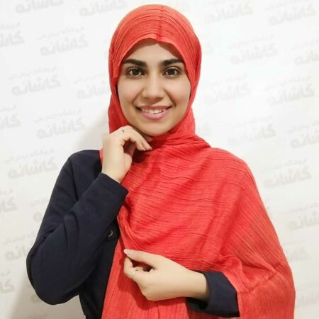 شال هنرمندی پرتقالی