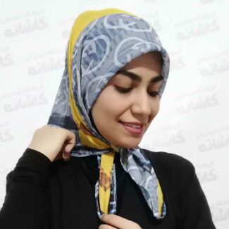 مینی اسکارف زرد لاکچری