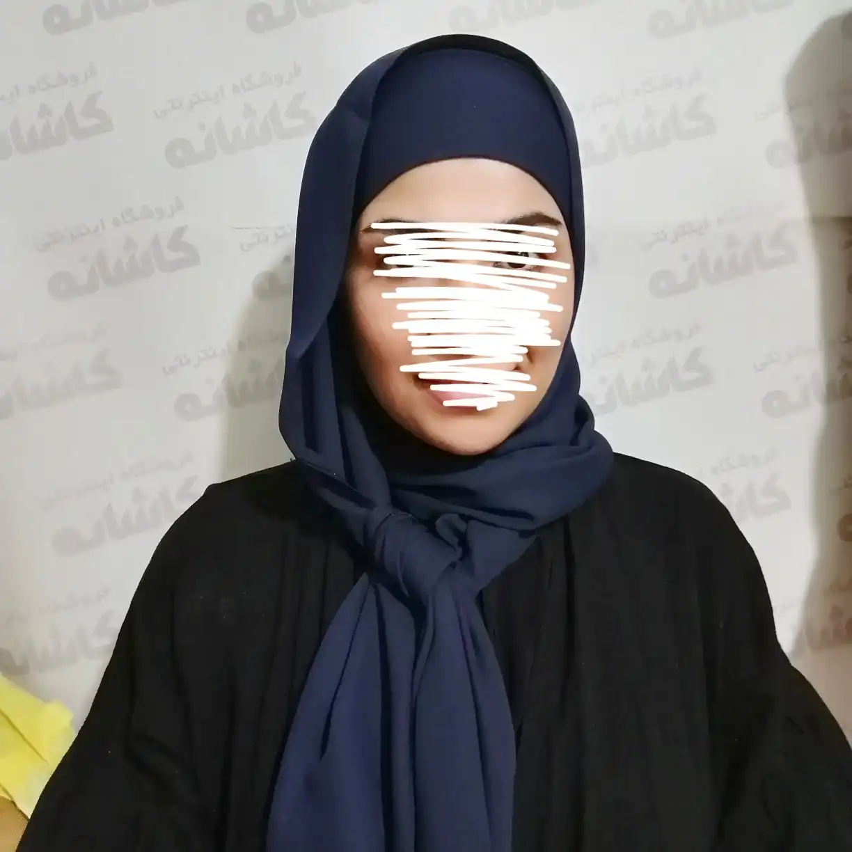 فروشگاه شال و روسری کاشانه | هدشال سرمه ای