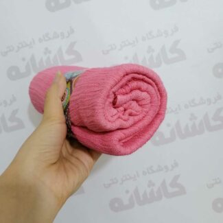 شال الیاف هنرمندی صورتی