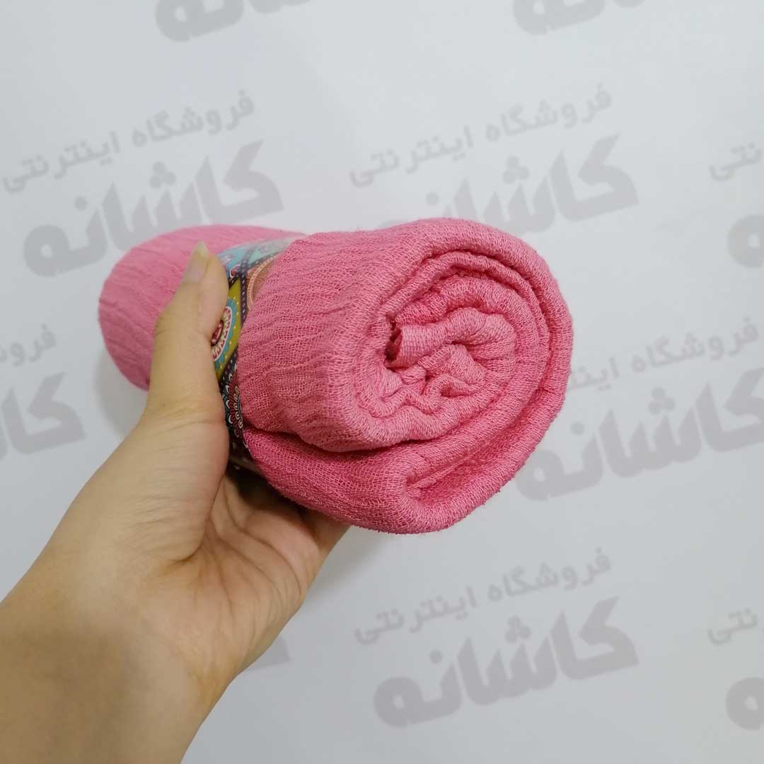 فروشگاه شال و روسری کاشانه | شال الیاف هنرمندی صورتی
