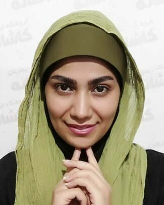 کلاه حجاب طلق دار سبز ارتشی