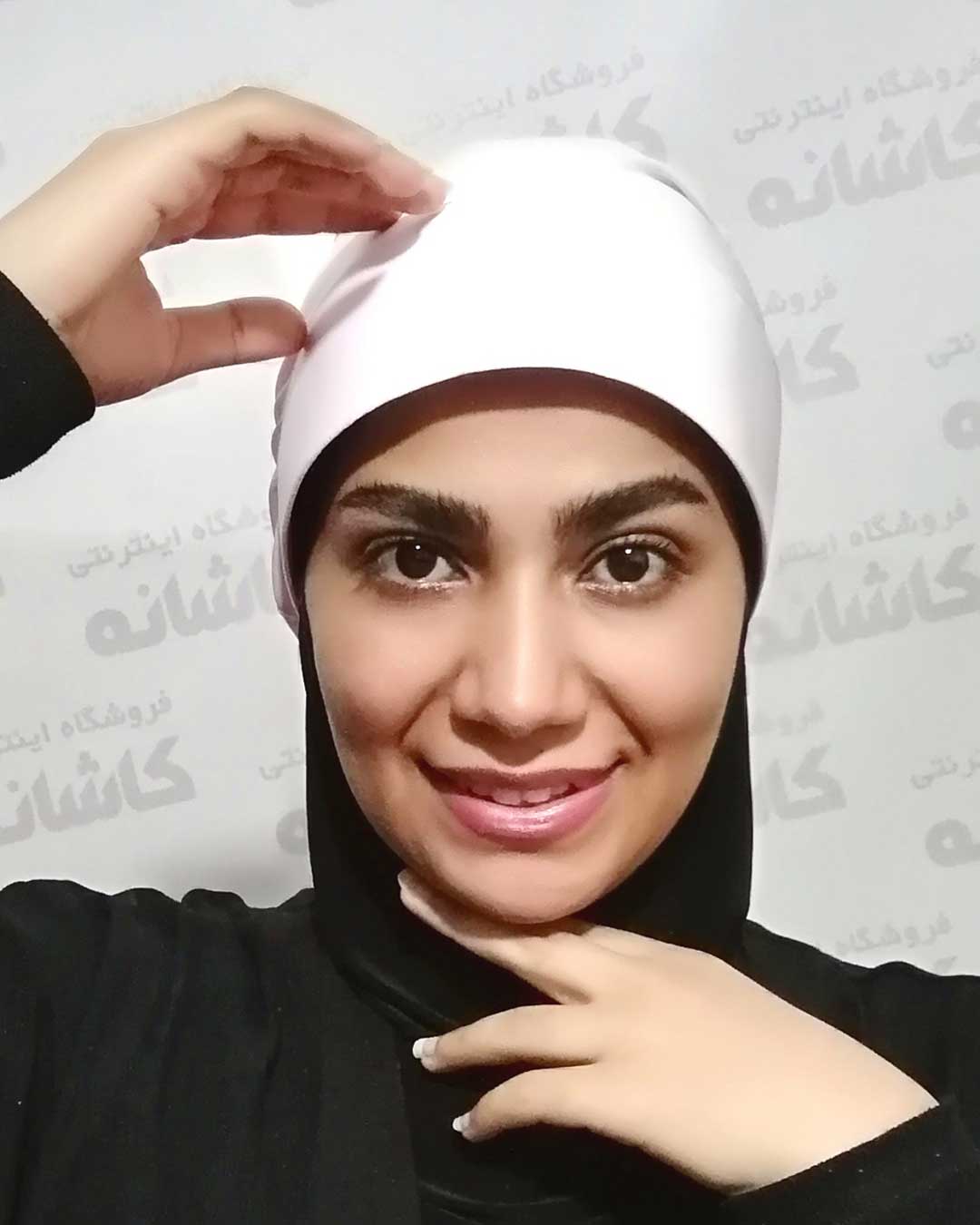 فروشگاه شال و روسری کاشانه | کلاه نقاب طلقی کاشانه