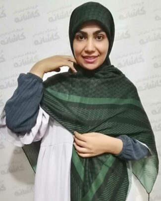 روسری چفیه ای سبز