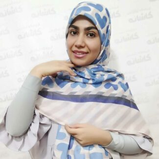 روسری دخترانه قلب قلبی