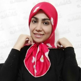 مینی اسکارف بابونه قرمز
