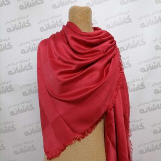 روسری بامبو قرمز ساده
