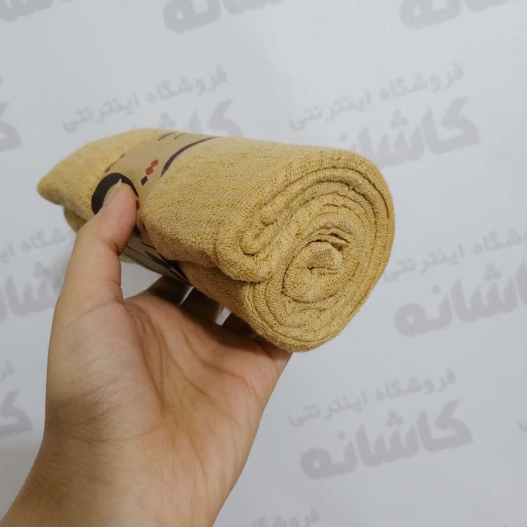 فروشگاه شال و روسری کاشانه | شال الیاف هنرمندی نخودی