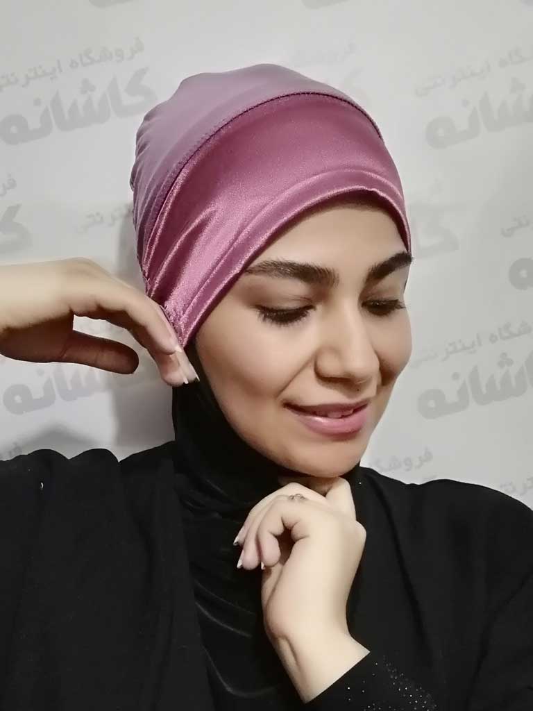 فروشگاه شال و روسری کاشانه | کلاه لبه ساتن