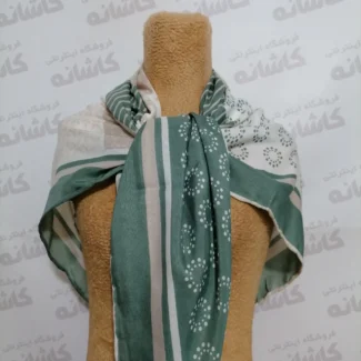 روسری سبز دست دوز